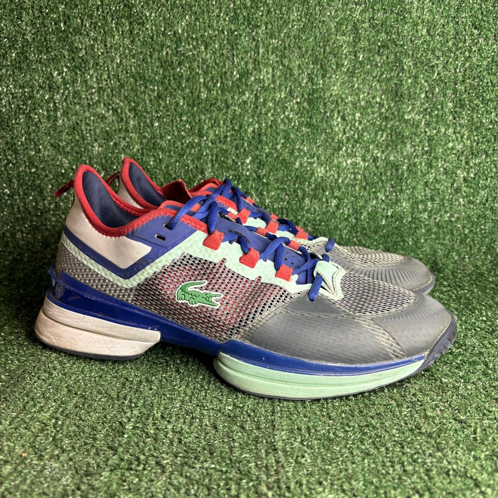Lacoste AG-LT21 Ultra Tennis Breathable Mesh Sporty‎ Sneaker Blue Mens Size 11.5